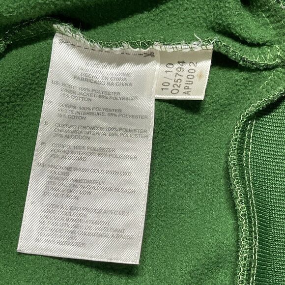 adidas Portland Timbers Jacket Men Large Green Spellout FullZip Hood Season 2011 - Picture 9 of 13